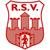 Wappenartiges Logo in Rot und Weiß mit der Aufschrift R.S.V. und einer Burgdarstellung mit drei Türmen sowie einer Figur im Torbogen.