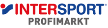 Logo mit dem Schriftzug INTERSPORT in Rot und Blau sowie PROFIMARKT in Grau auf weißem Hintergrund.